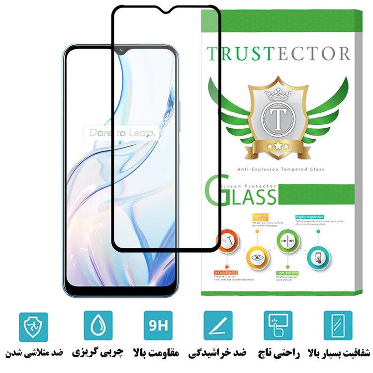 محافظ صفحه نمایش سرامیکی مات تراستکتور مدل MCERAMT مناسب برای گوشی موبایل ریلمی C30s