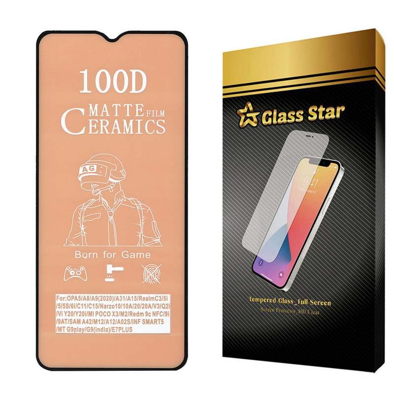 محافظ صفحه نمایش سرامیکی مات گلس استار مدل CMT100D مناسب برای گوشی موبایل موتورولا Moto G10 Power