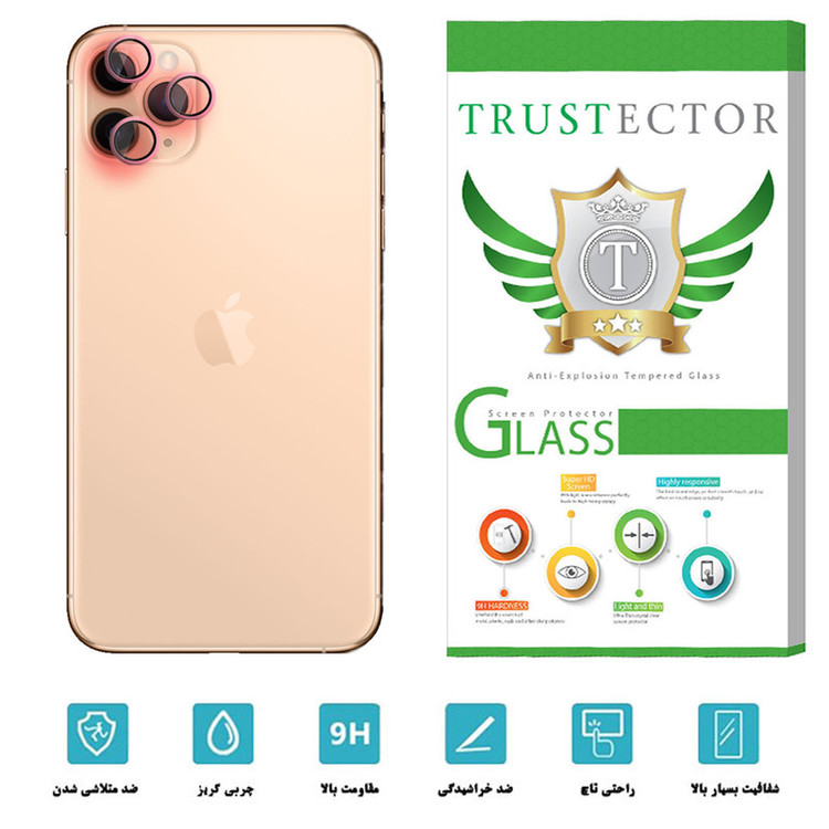 محافظ لنز دوربین تراستکتور مدل LST-Glass مناسب برای گوشی موبایل اپل iPhone 11 Pro Max
