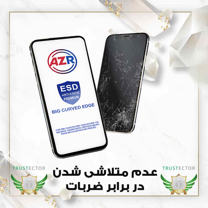 محافظ صفحه نمایش تراستکتور مدل AZRT مناسب برای گوشی موبایل سامسونگ Galaxy A30 / Galaxy A30s