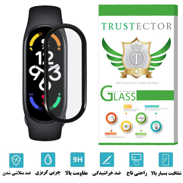 محافظ صفحه نمایش نانو تراستکتور مدل PMMAWT مناسب برای ساعت هوشمند شیائومی Mi Band 8