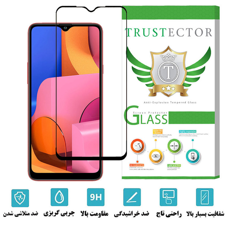 محافظ صفحه نمایش سرامیکی تراستکتور مدل CERAMT مناسب برای گوشی موبایل سامسونگ Galaxy A20s