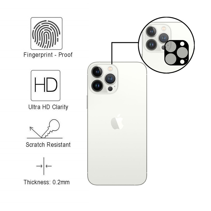 محافظ لنز دوربین تراستکتور مدل LFUL مناسب برای گوشی موبایل اپل iPhone 13 Pro Max