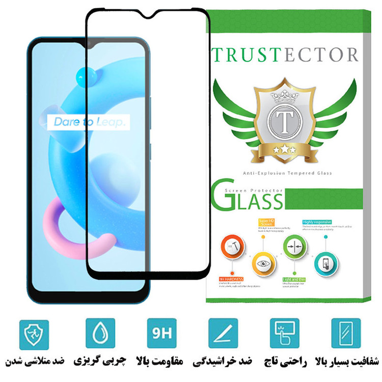 محافظ صفحه نمایش سرامیکی مات تراستکتور مدل MCERAMT مناسب برای گوشی موبایل ریلمی C11 2021