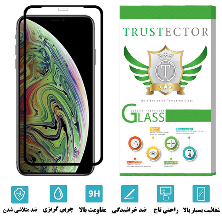 محافظ صفحه نمایش سرامیکی تراستکتور مدل CRTA مناسب برای گوشی موبایل اپل iPhone XS