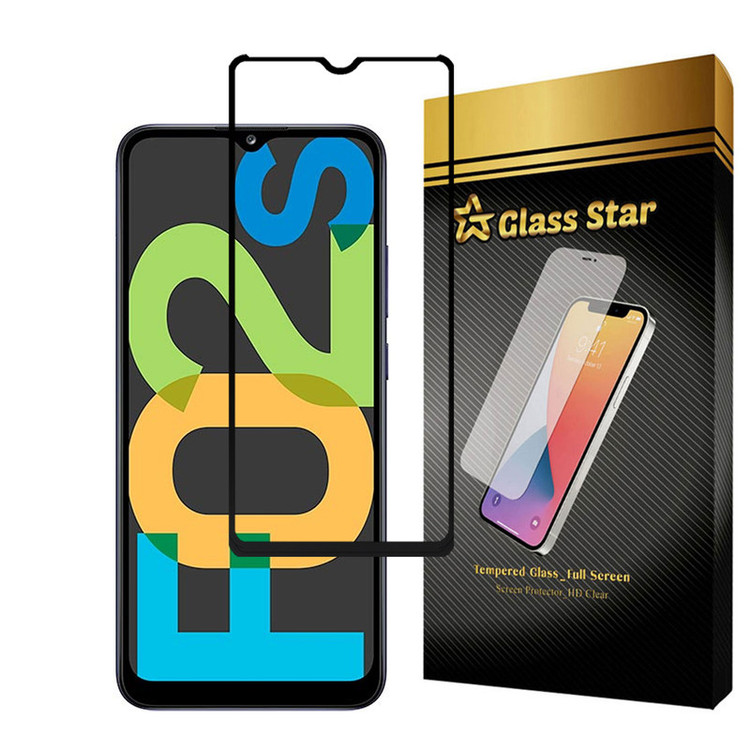 محافظ صفحه نمایش گلس استار مدل FULPLUSS مناسب برای گوشی موبایل سامسونگ Galaxy F02s
