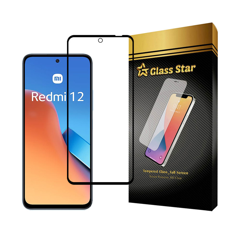محافظ صفحه نمایش گلس استار مدل STATICG مناسب برای گوشی موبایل شیائومی Redmi 12 4G / Redmi 12 5G / Redmi Note 13R 5G آنر X7b