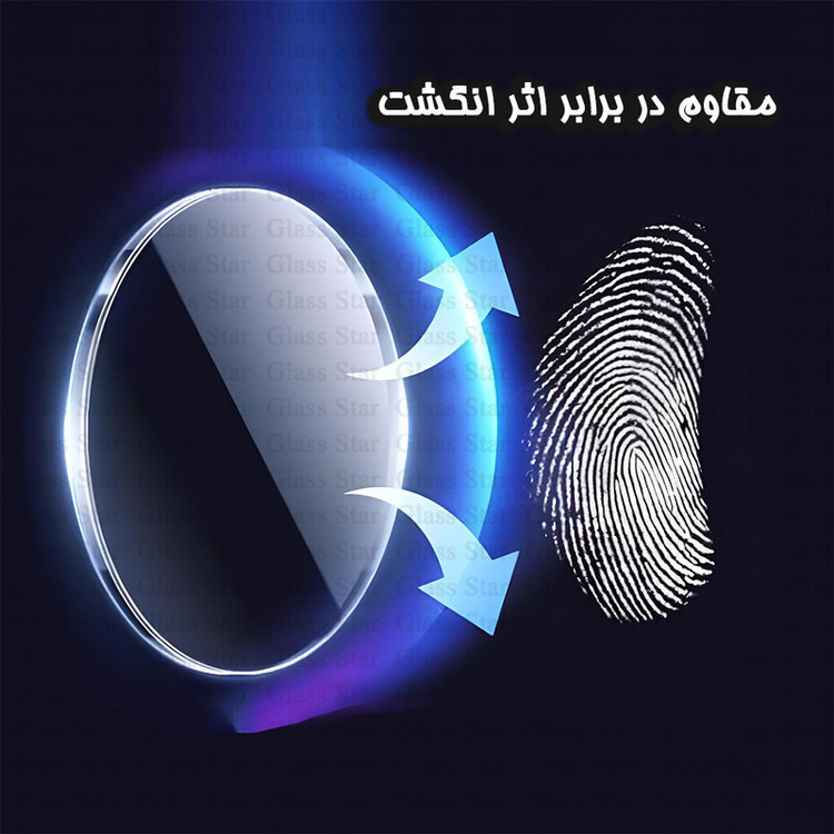 محافظ لنز دوربین گلس استار مدل LENSFS مناسب برای گوشی موبایل سامسونگ Galaxy S24 Ultra