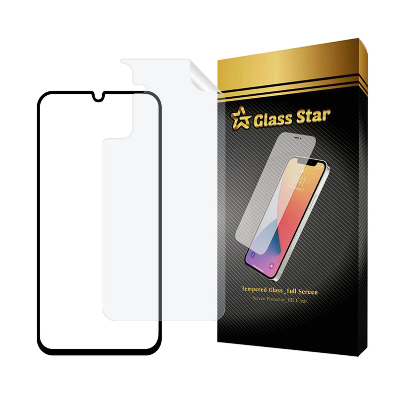 محافظ صفحه نمایش گلس استار مدل FUNABKGS مناسب برای گوشی موبایل سامسونگ Galaxy A25 5G به همراه محافظ پشت گوشی