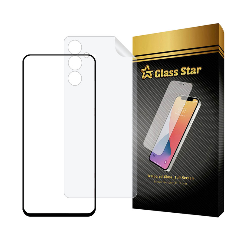 محافظ صفحه نمایش گلس استار مدل FUNABKGS مناسب برای گوشی موبایل سامسونگ Galaxy M54 5G به همراه محافظ پشت گوشی