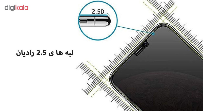 محافظ صفحه نمایش حریم شخصی تراستکتور مدل PSP مناسب برای گوشی موبایل اپل iPhone 11 Pro