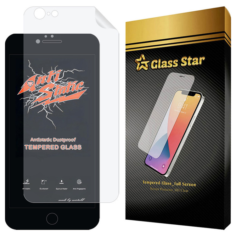 محافظ صفحه نمایش گلس استار مدل ANNG مناسب برای گوشی موبایل اپل iPhone 6s Plus / 6 Plus به همراه محافظ پشت گوشی