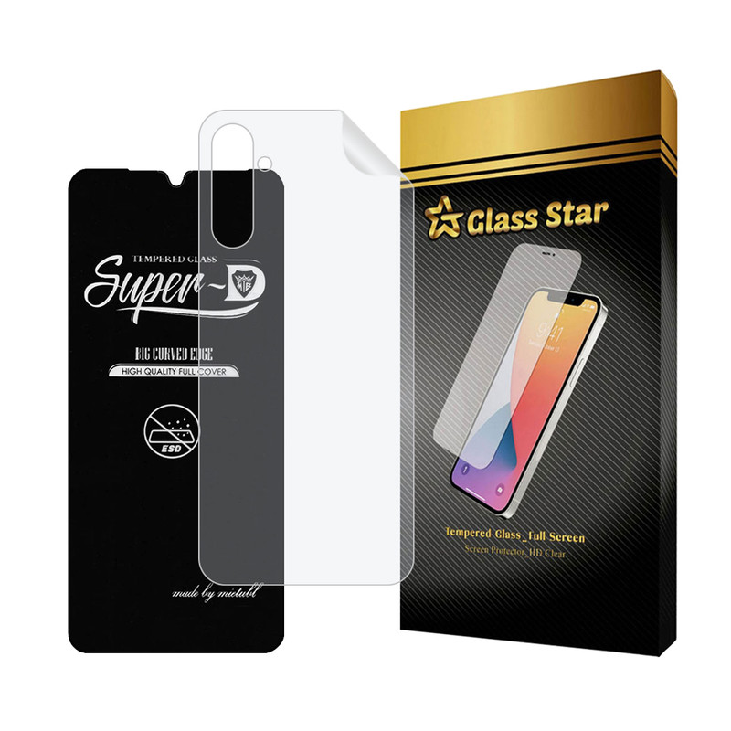 محافظ صفحه نمایش گلس استار مدل SUPNABKGS مناسب برای گوشی موبایل سامسونگ Galaxy A14 4G / A14 5G به همراه محافظ پشت گوشی