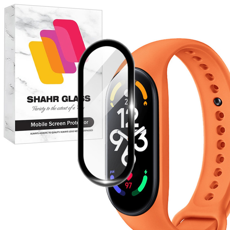 محافظ صفحه نمایش شهر گلس مدل PMBI مناسب برای ساعت هوشمند شیائومی Mi Band 7
