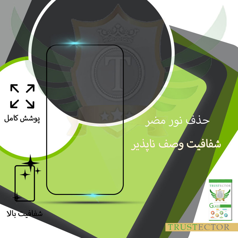 محافظ صفحه نمایش تراستکتور مدل FUL-T مناسب برای گوشی موبایل شیائومی Black Shark 4 Pro