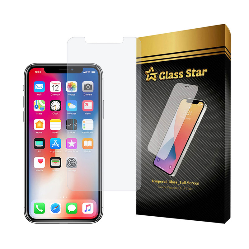 محافظ صفحه نمایش گلس استار مدل SIMPLS مناسب برای گوشی موبایل اپل iPhone X