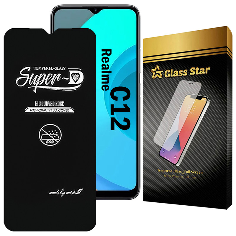 محافظ صفحه نمایش گلس استار مدل SUPERDNS مناسب برای گوشی موبایل ریلمی C12