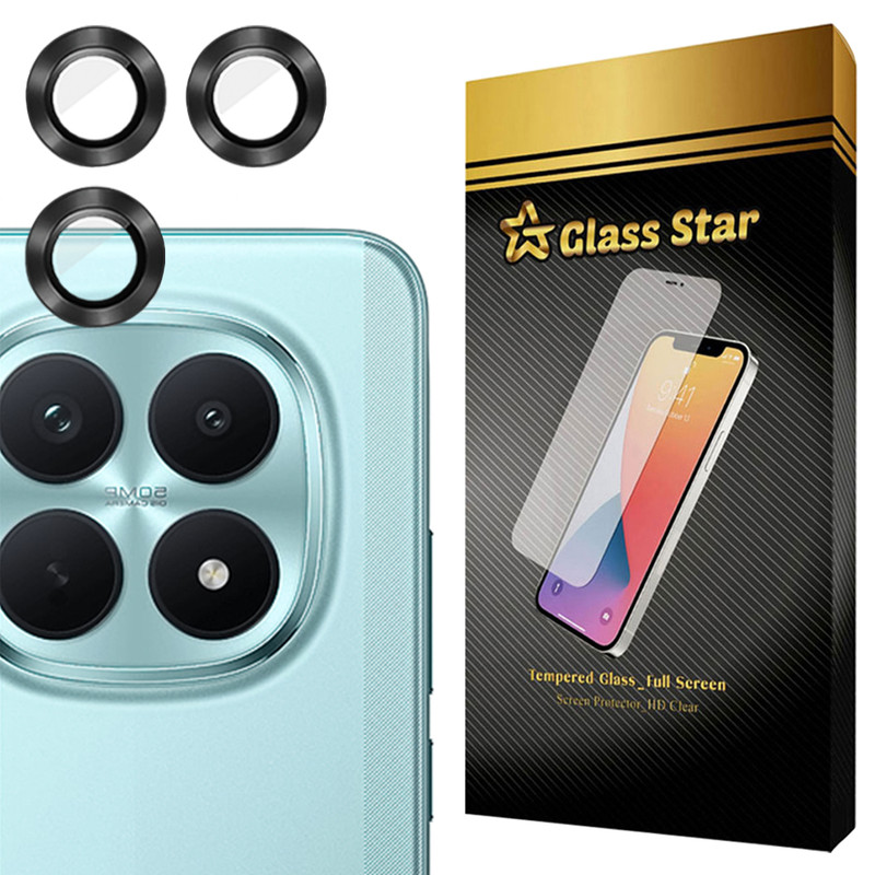 محافظ لنز دوربین شیشه‌ای گلس استار مدل RING20 مناسب برای گوشی موبایل شیائومی Poco M8 Pro