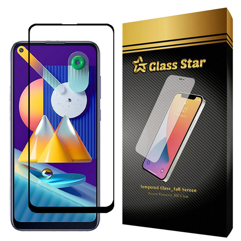 محافظ صفحه نمایش گلس استار مدل FUL مناسب برای گوشی موبایل سامسونگ Galaxy M11