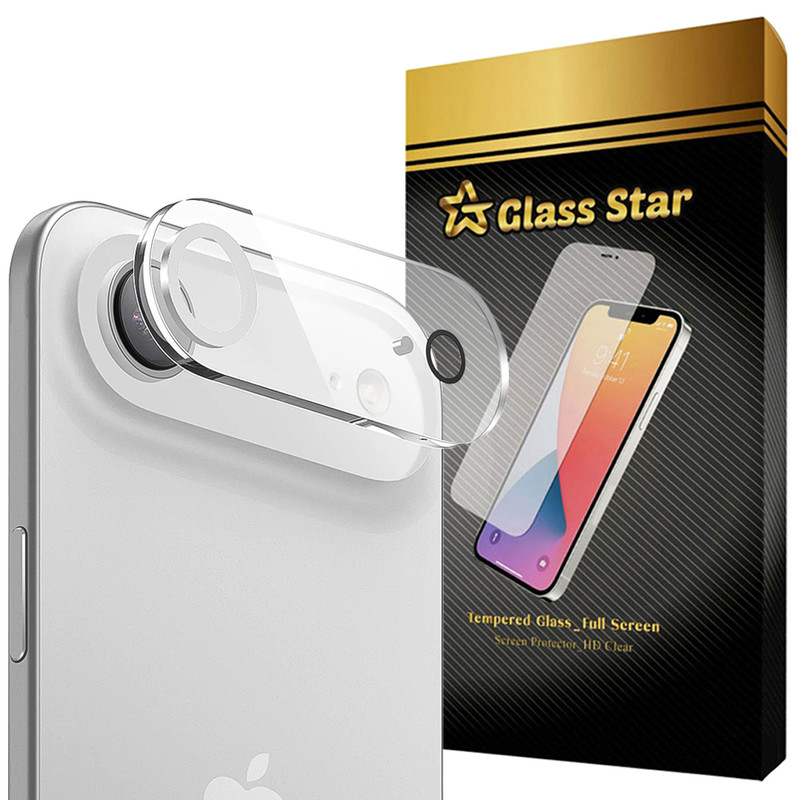 محافظ لنز دوربین شیشهای گلس استار مدل 3DST مناسب برای گوشی موبایل اپل iPhone Air