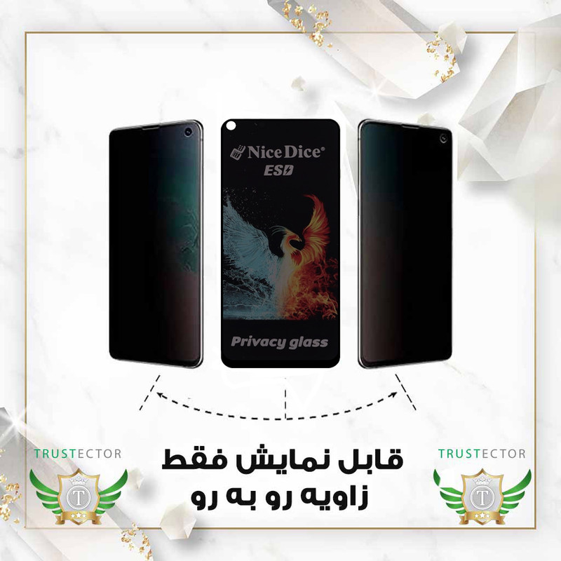 محافظ صفحه نمایش تراستکتور مدل TND7 مناسب برای گوشی موبایل سامسونگ Galaxy F06 5G / Galaxy M06 5G / Galaxy A06 5G / Galaxy F16 5G / Galaxy M16 5G / ریلمی C61 / Note 60 / Note 60x / رد تون Red Tone E10