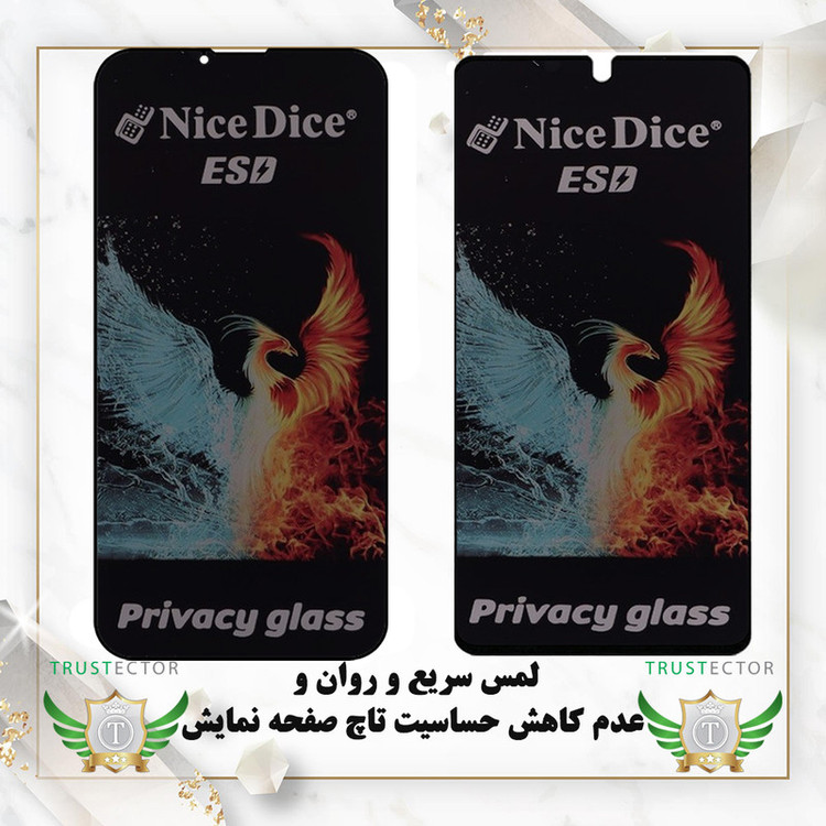 محافظ صفحه نمایش تراستکتور مدل TND7 مناسب برای گوشی موبایل سامسونگ Galaxy F06 5G / Galaxy M06 5G / Galaxy A06 5G / Galaxy F16 5G / Galaxy M16 5G / ریلمی C61 / Note 60 / Note 60x / رد تون Red Tone E10