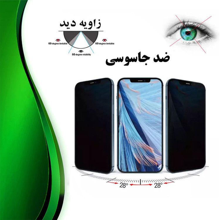 محافظ صفحه نمایش فول حریم شخصی تراستکتور مدل SECRETT مناسب برای گوشی موبایل شیائومی 13T Pro