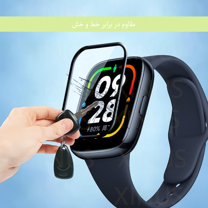 محافظ صفحه نمایش ژینوس مدل XWPM مناسب برای ساعت هوشمند شیائومی Redmi Watch 2 Lite