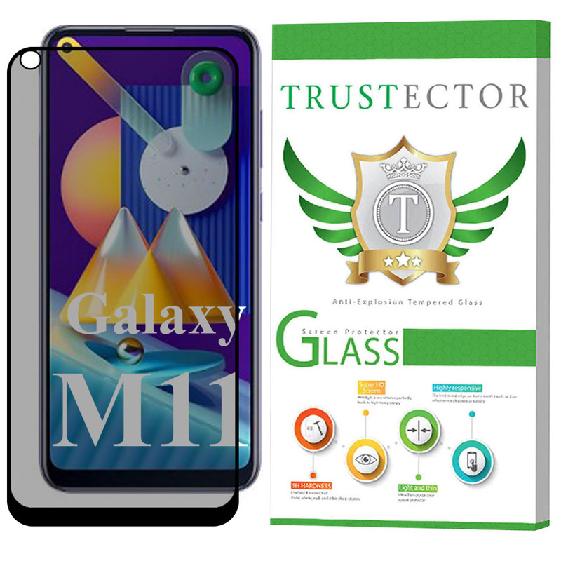 محافظ صفحه نمایش حریم شخصی تراستکتور مدل PFTA مناسب برای گوشی موبایل سامسونگ Galaxy M11