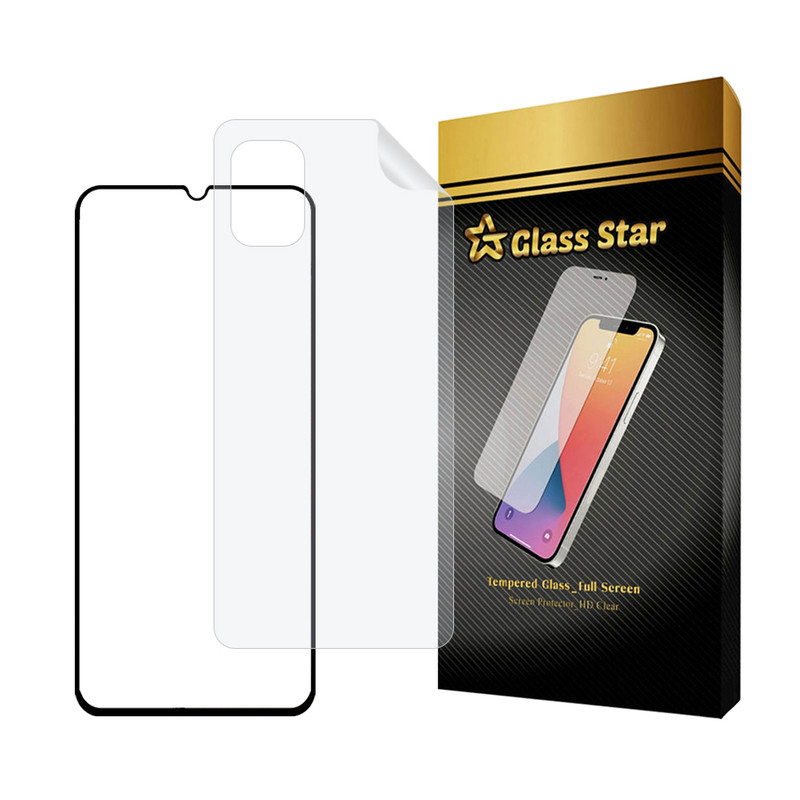محافظ صفحه نمایش گلس استار مدل FUNABKGS مناسب برای گوشی موبایل سامسونگ Galaxy A31 به همراه محافظ پشت گوشی هیدروژل