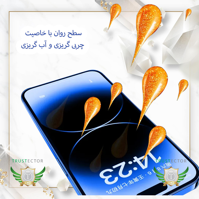 محافظ صفحه نمایش تراستکتور مدل FHGT20 مناسب برای گوشی موبایل شیائومی Poco F3 / Poco F4