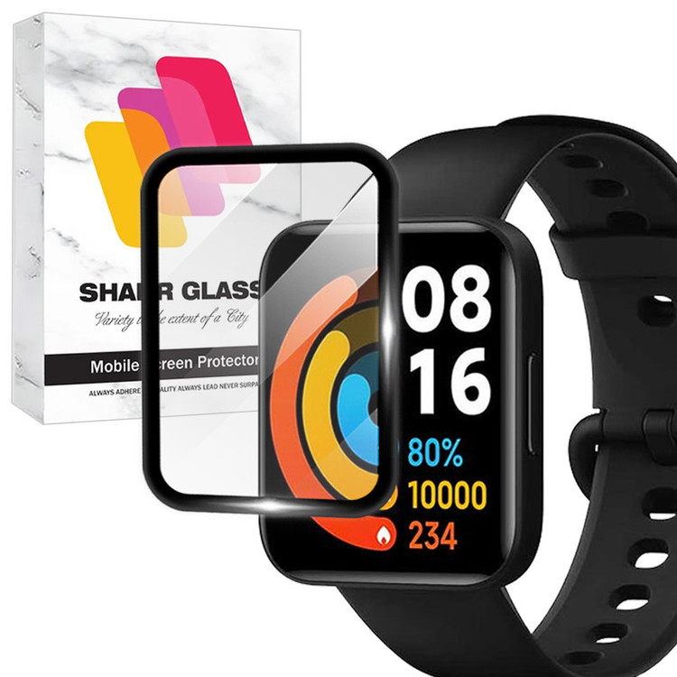 محافظ صفحه نمایش شهر گلس مدل PMBI مناسب برای ساعت هوشمند شیائومی Redmi Watch 2