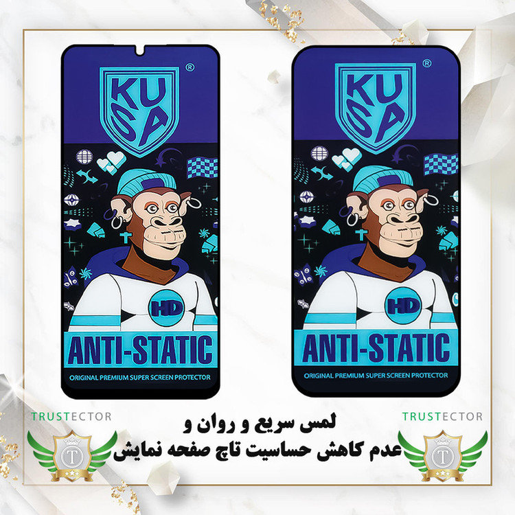 محافظ صفحه نمایش تراستکتور مدل KUAT مناسب برای گوشی موبایل اپل iPhone 13 Pro Max