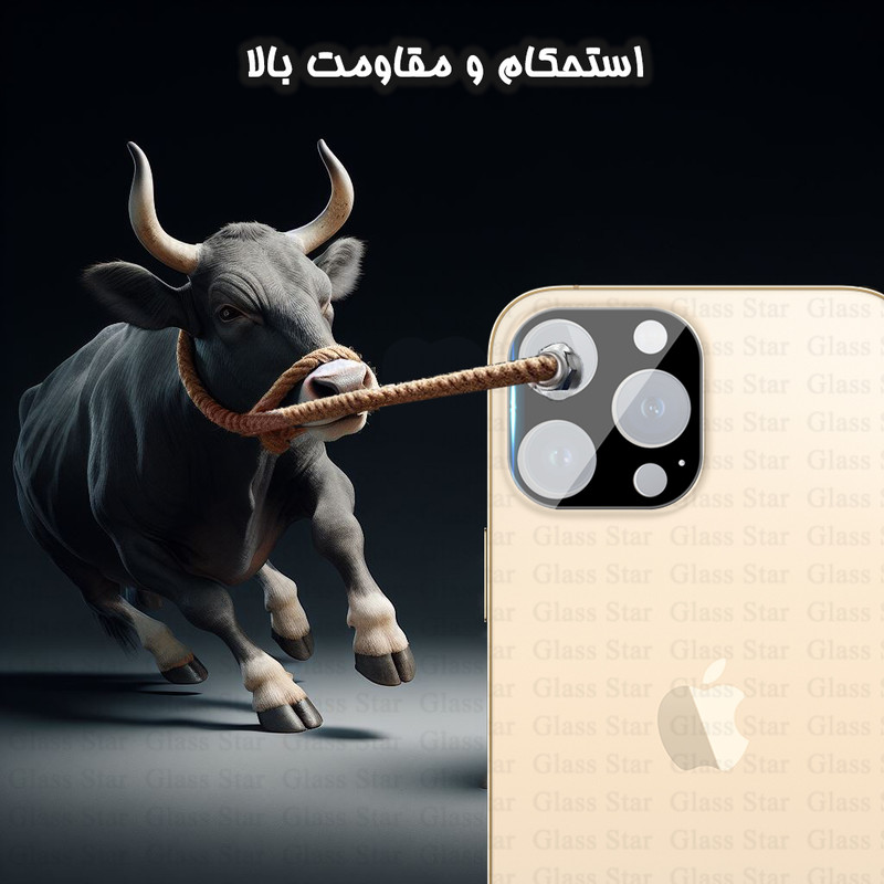 محافظ لنز دوربین گلس استار مدل LENSFS مناسب برای گوشی موبایل اپل iPhone 12 Pro Max