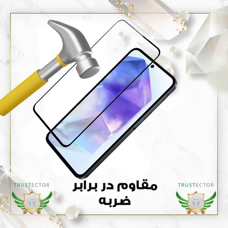 محافظ صفحه نمایش تراستکتور مدل SUNT مناسب برای گوشی موبایل شیائومی Redmi 12 4G / Redmi 12 5G به همراه محافظ پشت گوشی