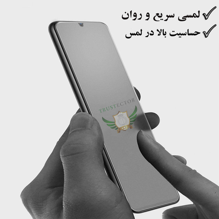 محافظ صفحه نمایش سرامیکی مات تراستکتور مدل CATA مناسب برای گوشی موبایل سامسونگ Galaxy A21