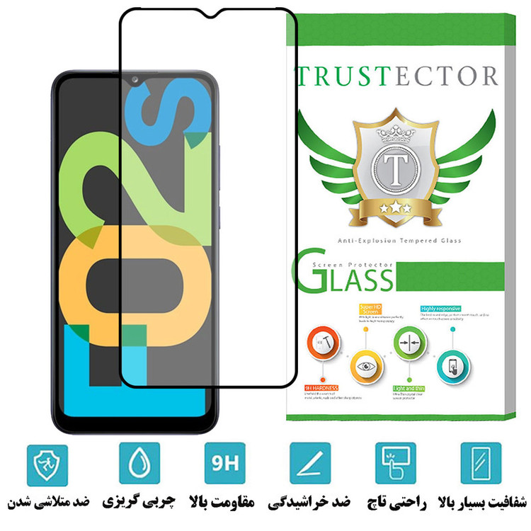 محافظ صفحه نمایش سرامیکی مات تراستکتور مدل MCERAMT مناسب برای گوشی موبایل سامسونگ Galaxy F02s