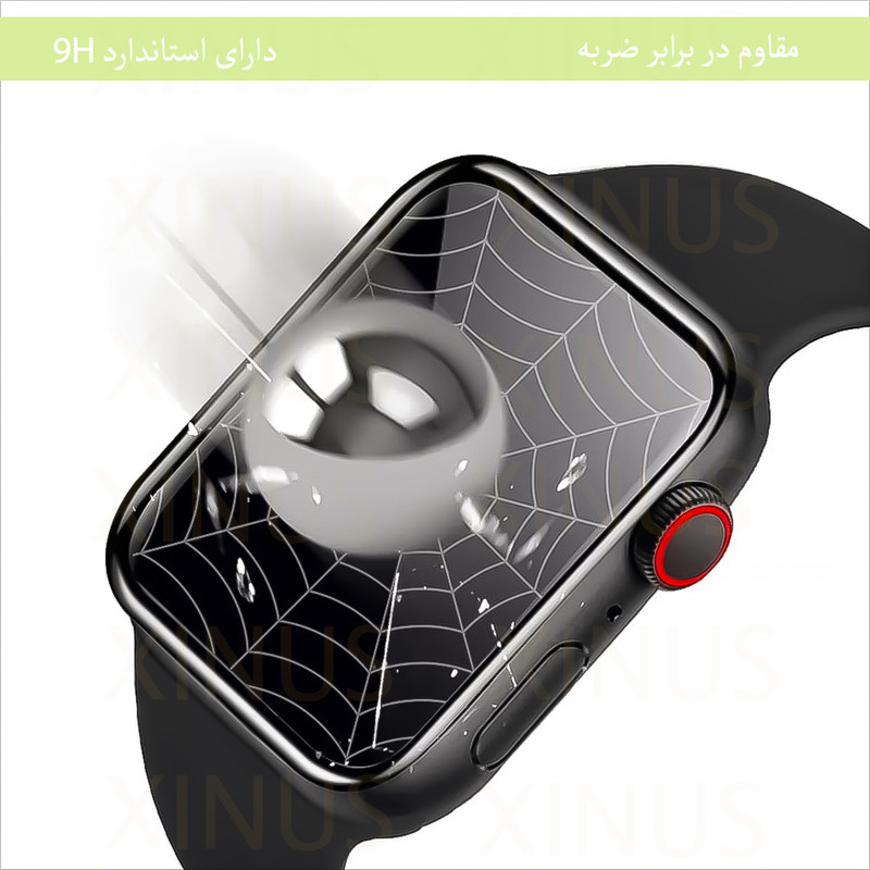 محافظ صفحه نمایش ژینوس مدل XWPM مناسب برای ساعت هوشمند سامسونگ Galaxy Watch 6 40mm