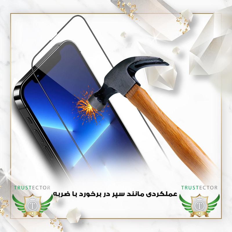 محافظ صفحه نمایش تراستکتور مدل AIRNABKTR مناسب برای گوشی موبایل اپل iPhone 6s / iPhone 6 به همراه محافظ پشت گوشی