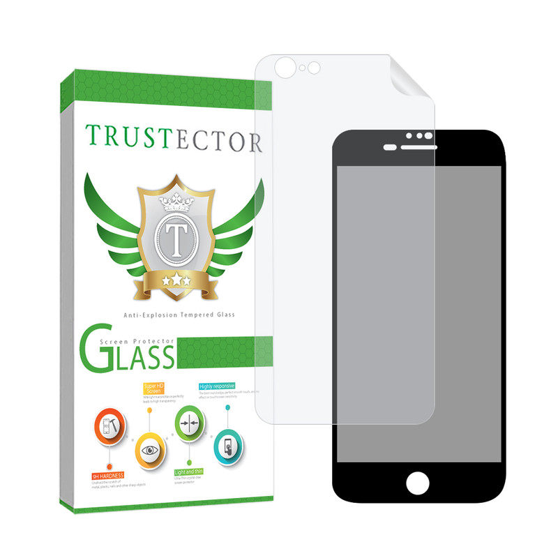 محافظ صفحه نمایش تراستکتور مدل FULLPRIVNANOT مناسب برای گوشی موبایل اپل iPhone 6s Plus / iPhone 6 Plus به همراه محافظ پشت گوشی