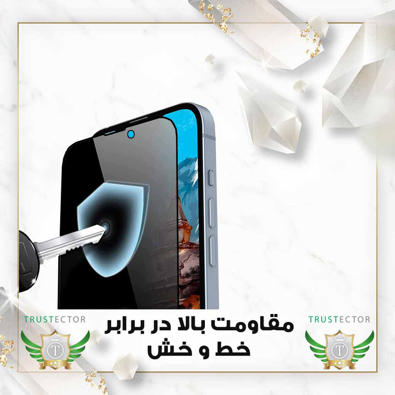 محافظ صفحه نمایش تراستکتور مدل FULLPRIVNANOT مناسب برای گوشی موبایل اپل iPhone 6s Plus / iPhone 6 Plus به همراه محافظ پشت گوشی