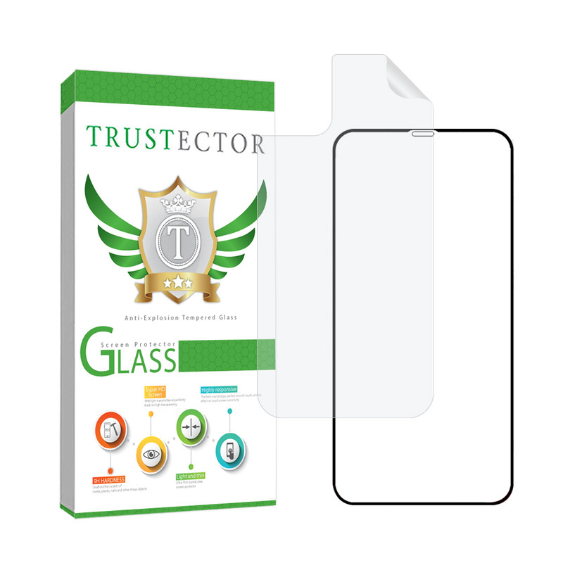 محافظ صفحه نمایش  تراستکتور مدل FUNABKTR مناسب برای گوشی موبایل اپل iPhone 11 به همراه محافظ پشت گوشی هیدروژل