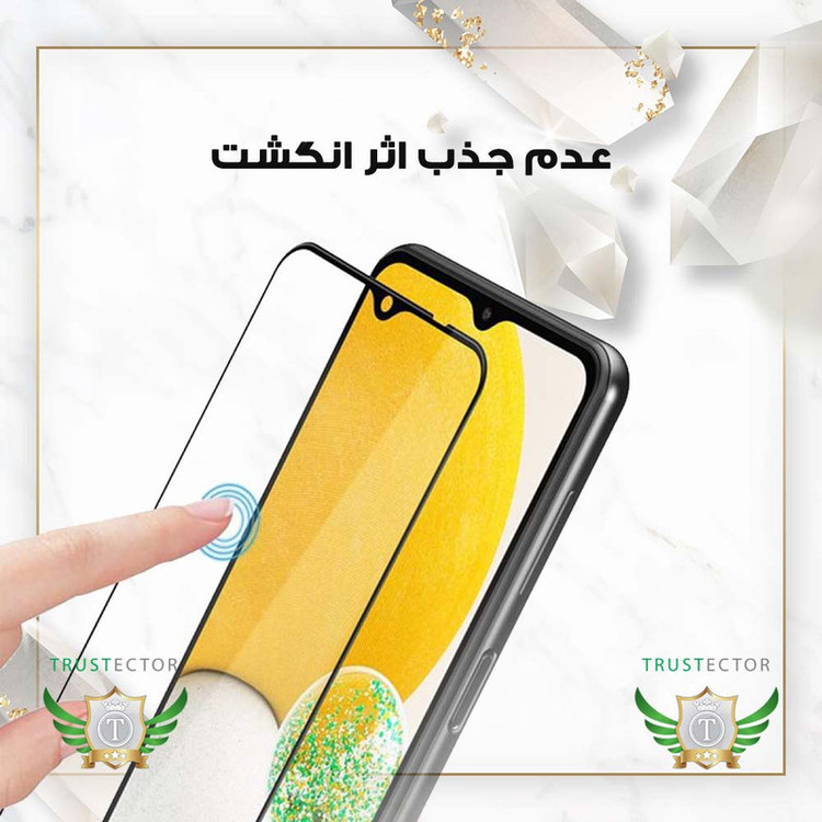 محافظ صفحه نمایش سرامیکی شفاف تراستکتور مدل CERAMICNANOTR مناسب برای گوشی موبایل سامسونگ Galaxy A33 5G به همراه محافظ پشت گوشی هیدروژل