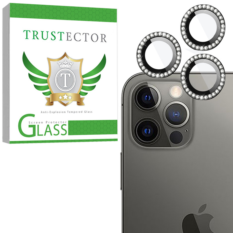 محافظ لنز دوربین شیشه‌ای تراستکتور مدل NRIT20 مناسب برای گوشی موبایل اپل iPhone 12 Pro
