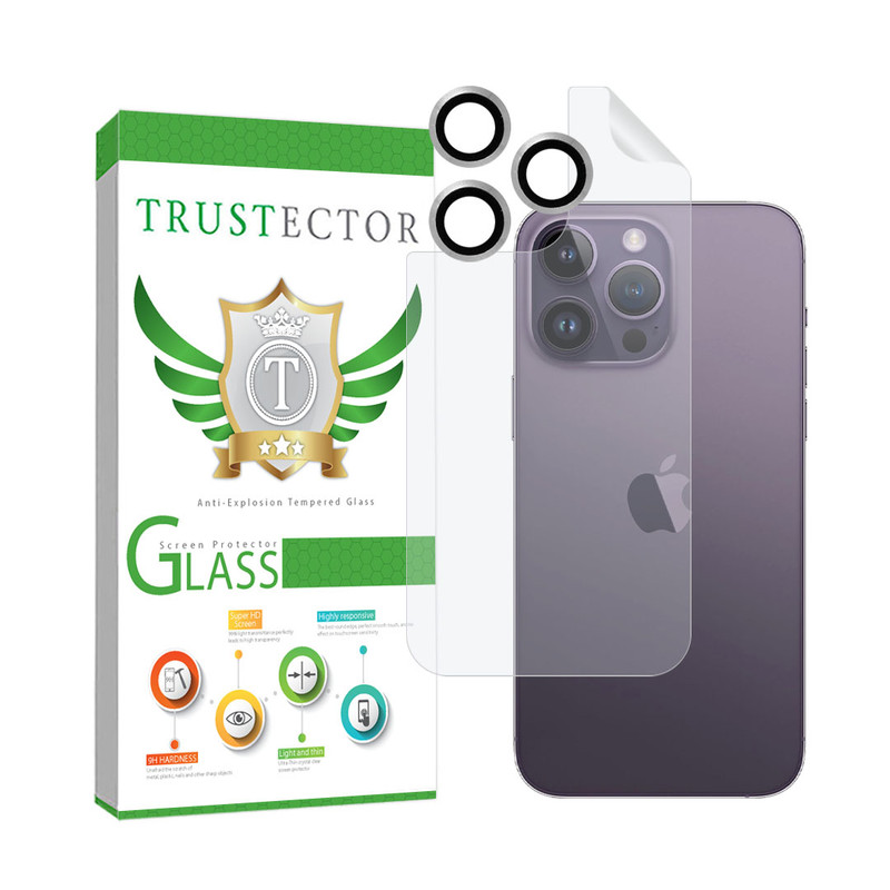 محافظ پشت گوشی تراستکتور مدل MTBRINGT مناسب برای گوشی موبایل اپل iPhone 14 pro max به همراه محافظ لنز