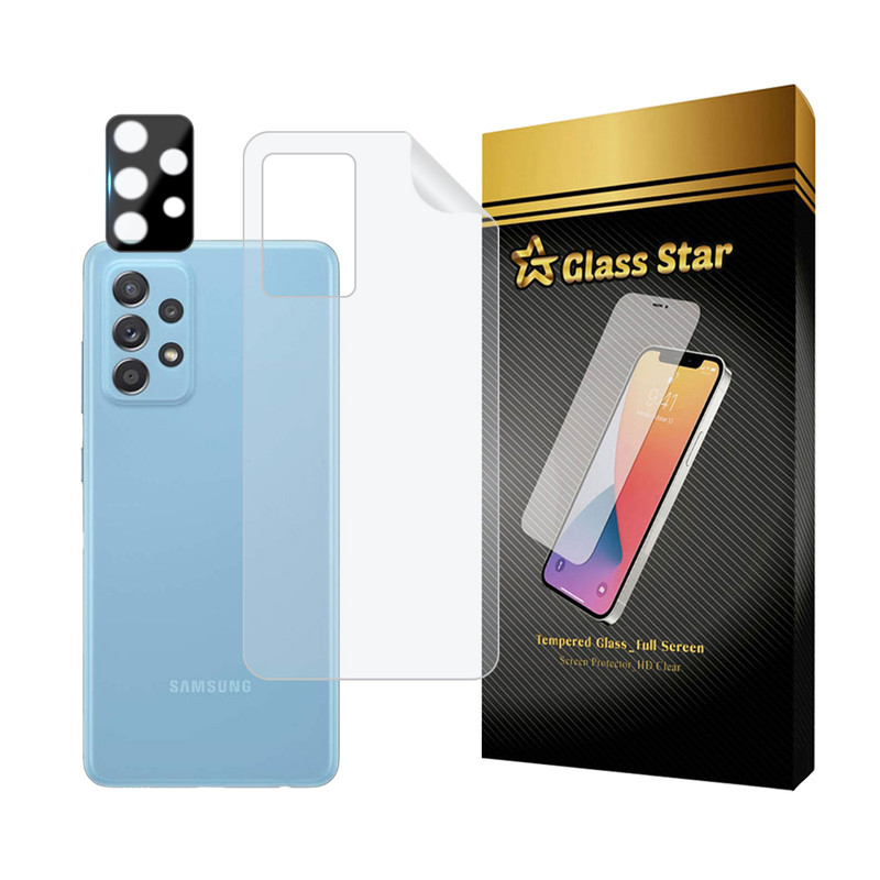 محافظ پشت گوشی گلس استار مدل MTBFULG مناسب برای گوشی موبایل سامسونگ Galaxy A52 4G به همراه محافظ لنز