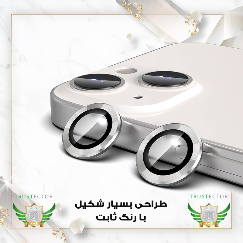 محافظ لنز دوربین تراستکتور مدل RINT20 مناسب برای گوشی موبایل اپل iPhone 17
