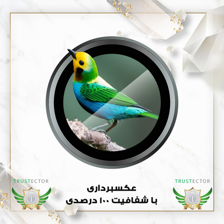 محافظ لنز دوربین تراستکتور مدل RINGISLTR مناسب برای گوشی موبایل اپل iPhone 12 / 12 mini / 11