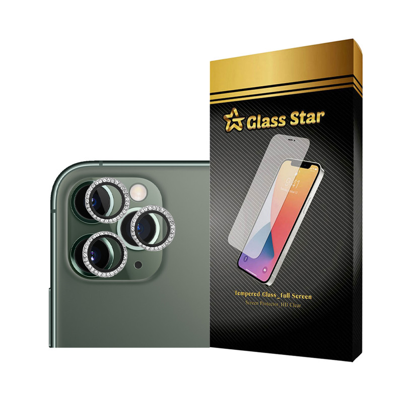 محافظ لنز دوربین گلس استار مدل RNGLNGS مناسب برای گوشی موبایل اپل iPhone 12 Pro / 11 Pro Max / 11 Pro