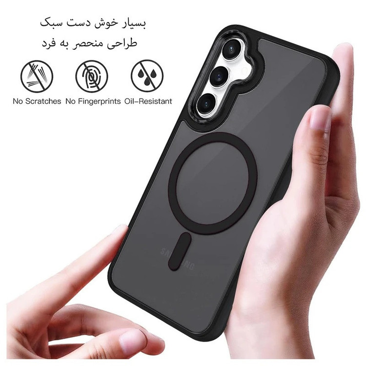 کاور بادی قاب مدل Magsafe-A 56 طرح مگ سیف مات مناسب برای گوشی موبایل سامسونگ Galaxy A56 5G / A56